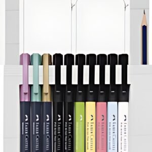 FABER-CASTELL Feutre PITT Artist Pen, kit créatif de 12