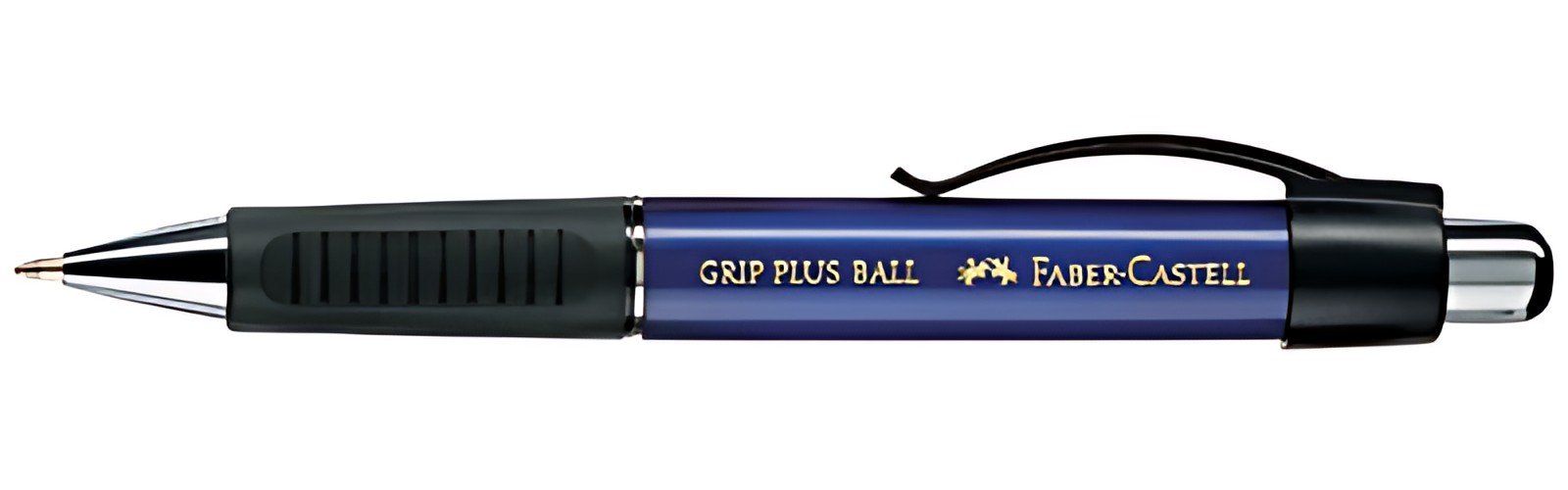 FABER-CASTELL Stylo à bille rétractable GRIP PLUS, gris