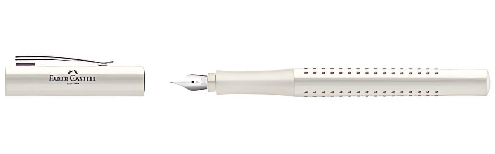 FABER-CASTELL Stylo plume GRIP 2010 Harmony, M, blanc