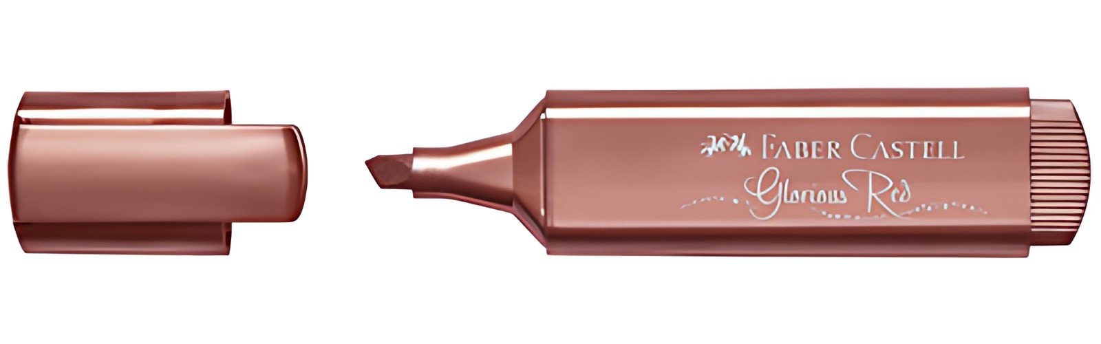 FABER-CASTELL Surligneur TEXTLINER 46 METALLIC, rouge