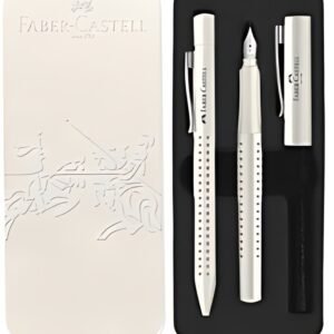 FABER-CASTELL Set d'écriture GRIP 2010 Harmony, blanc