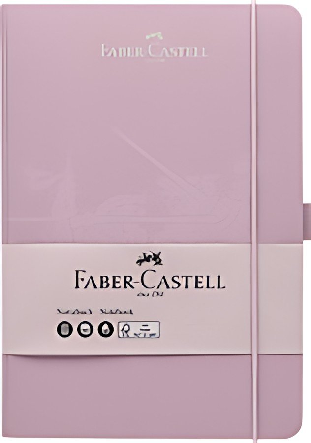 FABER-CASTELL Carnet, A5, quadrillé, rose