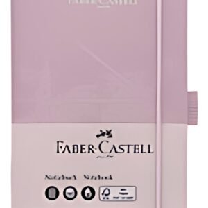 FABER-CASTELL Carnet, A6, quadrillé, rose