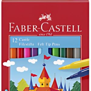 FABER-CASTELL Feutre CASTLE, étui carton de 12 pièces