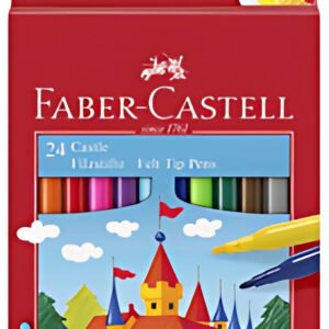 FABER-CASTELL Feutre CASTLE, étui carton de 24 pièces