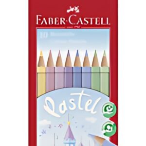 FABER-CASTELL Crayons de couleur COLOUR PASTELL, étui de 10