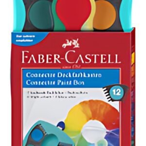 FABER-CASTELL Palette de peinture CONNECTOR, 12 couleurs