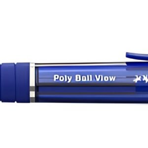 FABER-CASTELL Stylo à bille rétractable POLY BALL VIEW, bleu