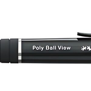 FABER-CASTELL Stylo à bille rétractable POLY BALL VIEW, noir