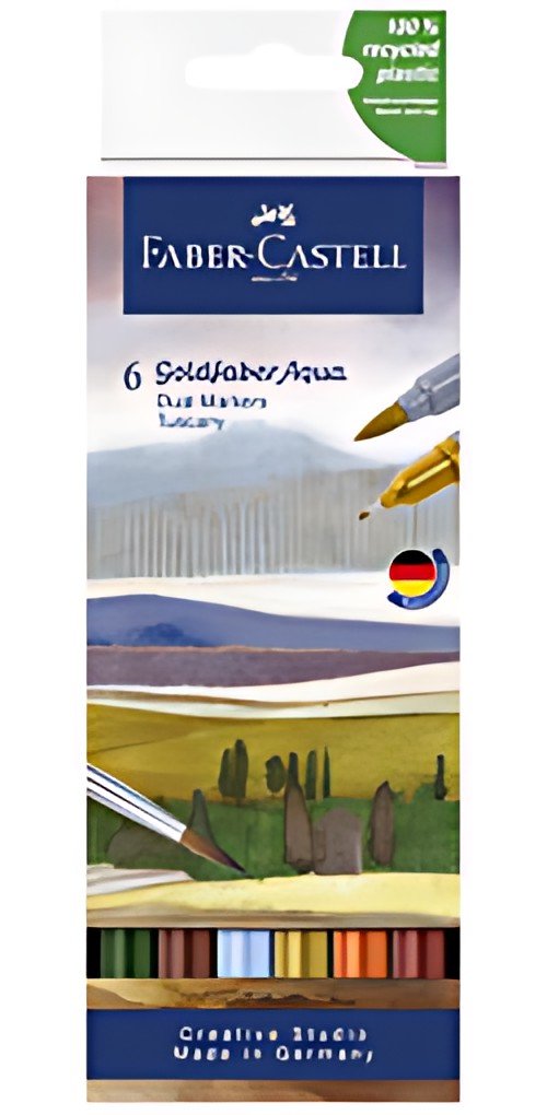 FABER-CASTELL Marqueur aquarelle GOLDFABER, étui Toscane
