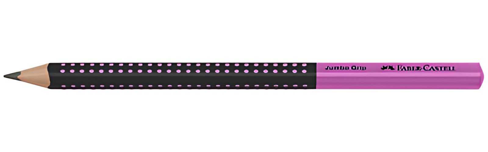 FABER-CASTELL Crayon graphite Jumbo GRIP TWO TONE, rose
