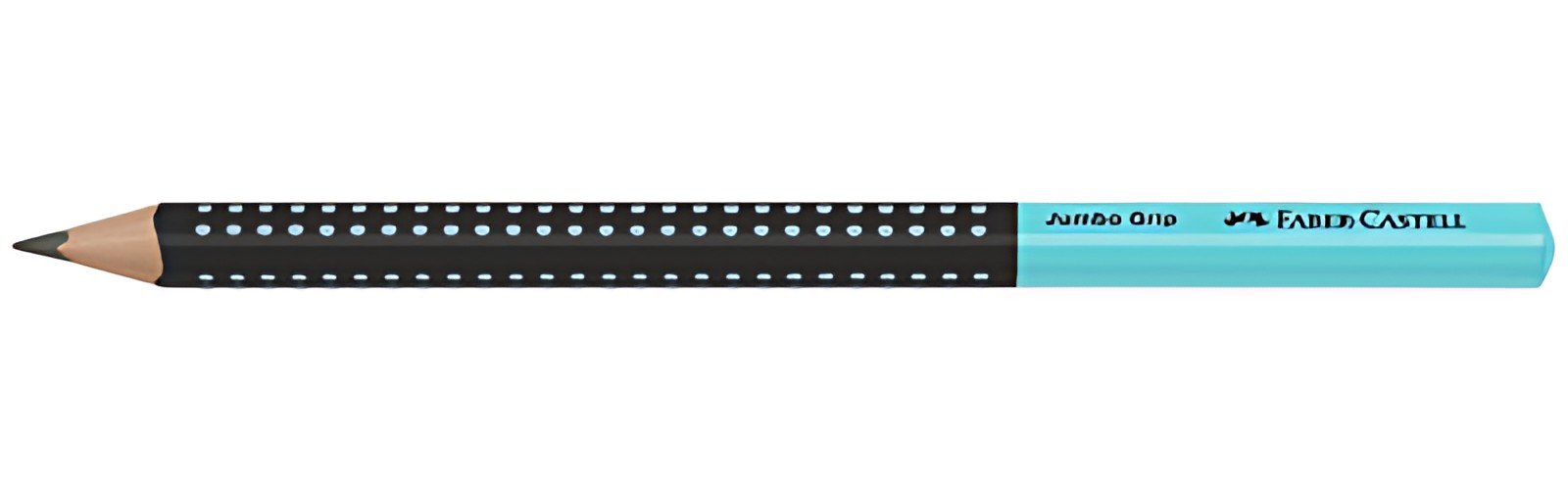 FABER-CASTELL Crayon graphite Jumbo GRIP TWO TONE,turquoisee