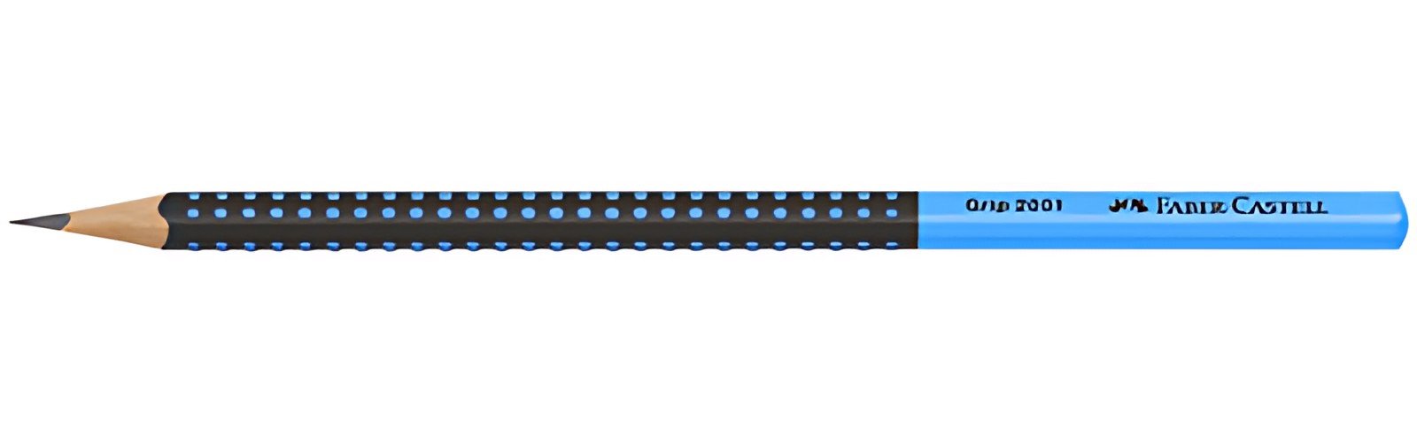 FABER-CASTELL Crayon graphite GRIP 2001 TWO TONE, bleu