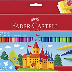 FABER-CASTELL Feutre CASTLE, étui carton de 50 pièces
