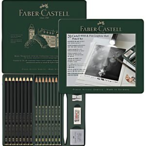 FABER-CASTELL PITT GRAPHITE Set MATT & CASTELL 9000