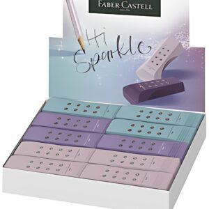 FABER-CASTELL Gomme en plastique RollOn SPARKLE, assorti