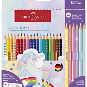 FABER-CASTELL Crayon de couleur triangulaire Colour GRIP