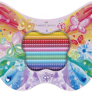 FABER-CASTELL Crayon de couleur triangulaire GRIP SPARKLE