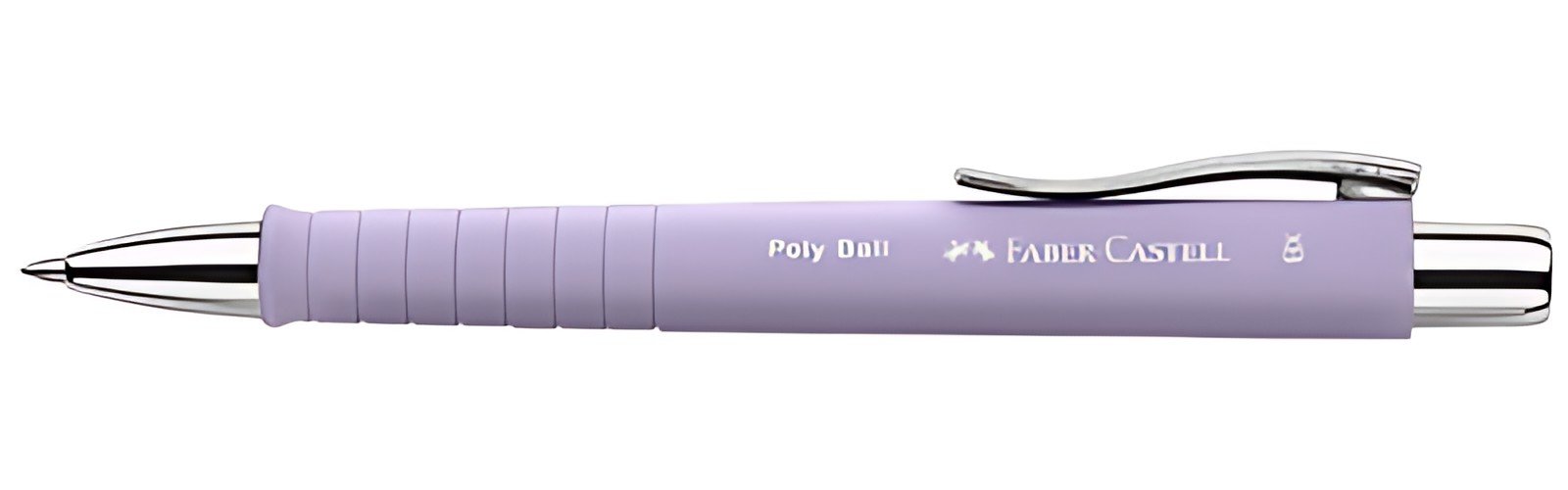 FABER-CASTELL Stylo-bille rétractable POLY BALL XB, lilas