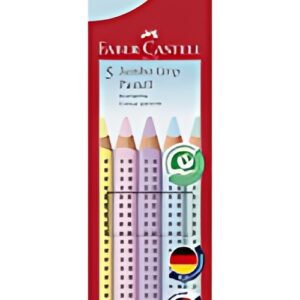 FABER-CASTELL Crayon de couleur triangulaire Jumbo GRIP