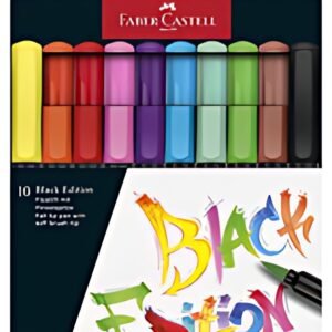 FABER-CASTELL Feutre Black Edition, étui de 10