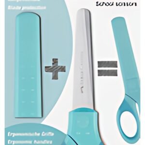 FABER-CASTELL Ciseaux scolaires GRIP, en blister, turquoise