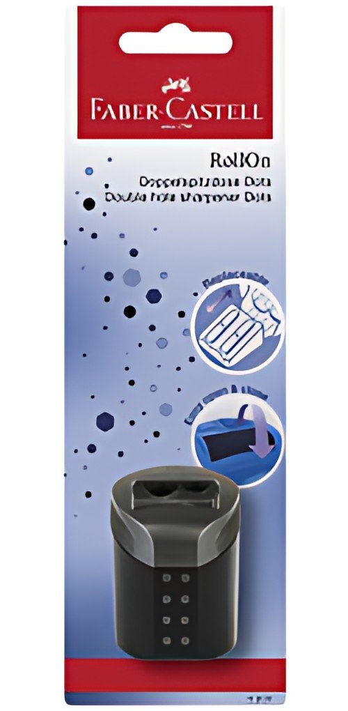 FABER-CASTELL Taille-crayon double RollOn DOTS, sous blister