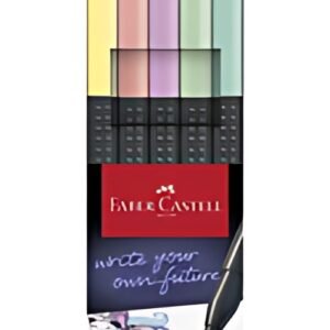 FABER-CASTELL Feutre pointe fine GRIP FINEPEN, étui de 5