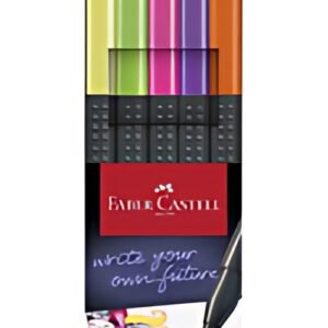 FABER-CASTELL Feutre pointe fine GRIP FINEPEN fluo, étui