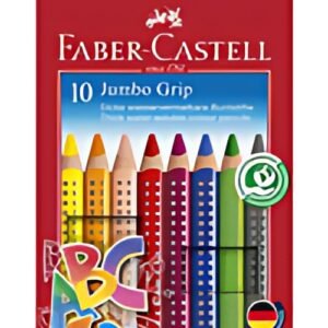FABER-CASTELL Crayon de couleur Jumbo GRIP, étui promo