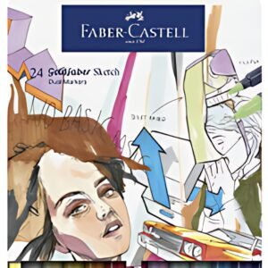 FABER-CASTELL Marqueur Sketch GOLDFABER, étui de 24