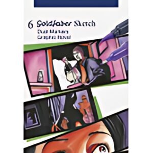 FABER-CASTELL Marqueur Sketch GOLDFABER, étui de 6 Graphic