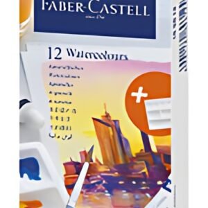 FABER-CASTELL Aquarelle en tube, étui carton de 12