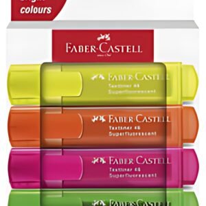 FABER-CASTELL Surligneur TEXTLINER 1546, étui en carton de 4