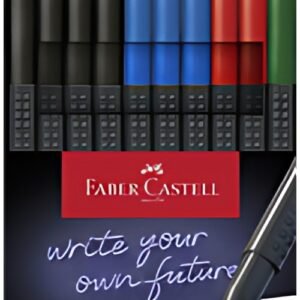 FABER-CASTELL Feutre fin GRIP FINEPEN, étui en carton de 10