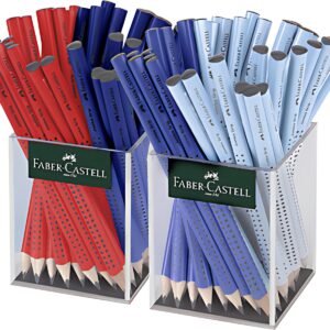 FABER-CASTELL Crayon de papier Jumbo GRIP, 2 pots