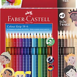 FABER-CASTELL Crayon de couleur Colour GRIP, étui promo