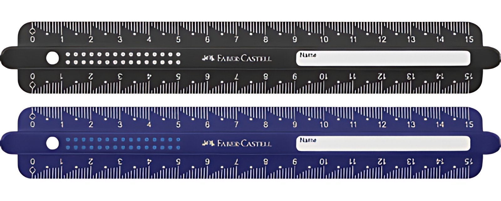 FABER-CASTELL Règle DOTS, 300 mm, assorti
