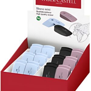 FABER-CASTELL Gomme en plastique SLEEVE MINI, assorti