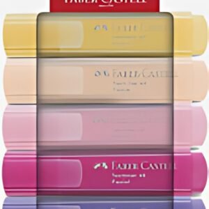 FABER-CASTELL Surligneur TEXTLINER 46 PASTEL, étui de 6