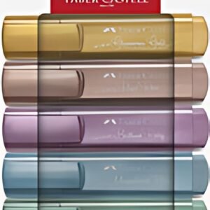 FABER-CASTELL Surligneur TEXTLINER 46 METALLIC, étui de 6