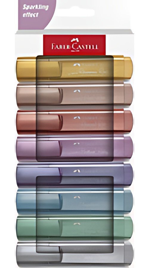 FABER-CASTELL Surligneur TEXTLINER 46 METALLIC, étui de 8