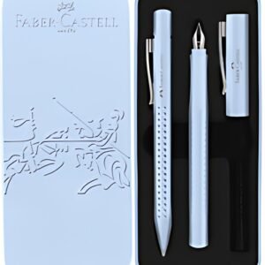 FABER-CASTELL Set d'écriture GRIP 2010 Harmony, bleu ciel
