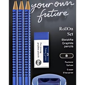 FABER-CASTELL Kit d'écriture RollOn, bleu