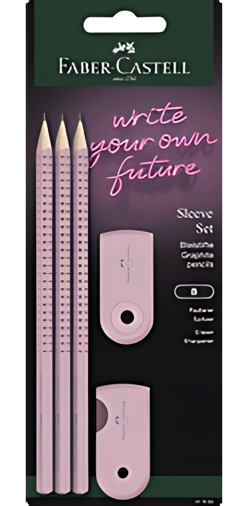 FABER-CASTELL Kit d'écriture SLEEVE, rose