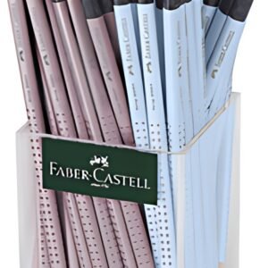 FABER-CASTELL Crayon de papier GRIP 2001 avec gomme, en pot