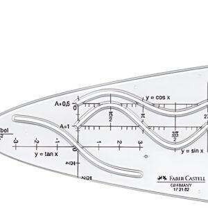 FABER-CASTELL Parabole, transparent, plastique