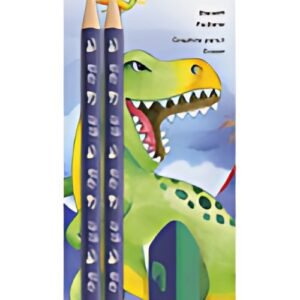 FABER-CASTELL Kit d'écriture Dino, 3 pièces, bleu