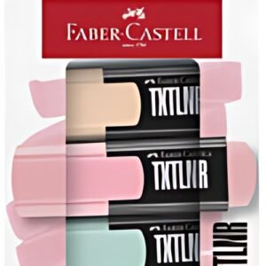 FABER-CASTELL Mini-surligneur TXTLNR Pastel, étui de 4
