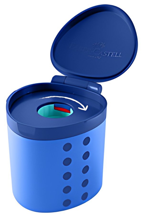 FABER-CASTELL Taille-crayon Grippy, bleu